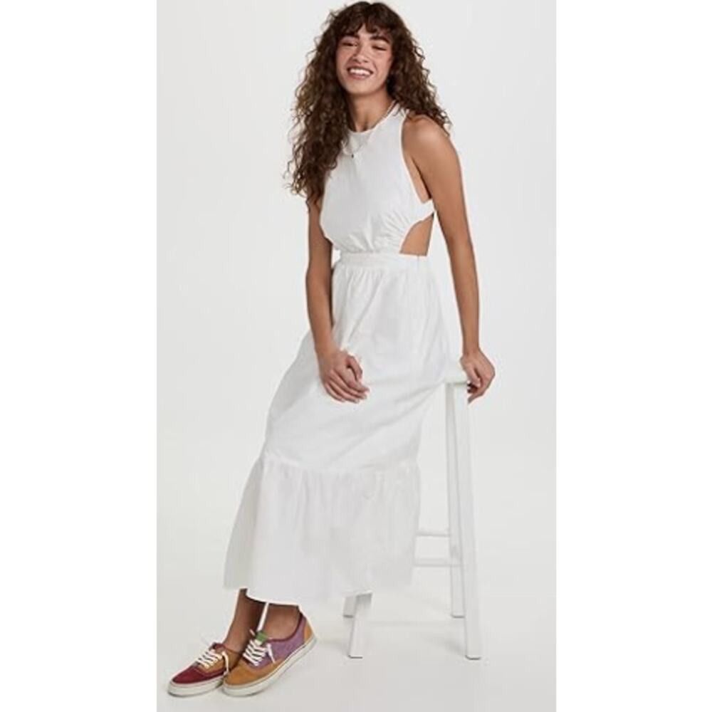 English Factory White Midi Dress